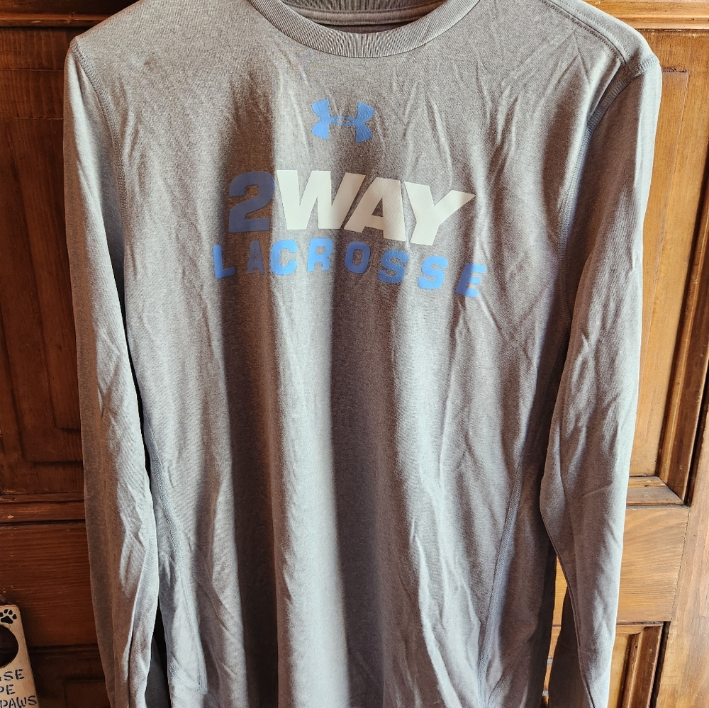 Nwt Under Armour Gray Long Sleeve Men's Shirt - Picture 4 of 8